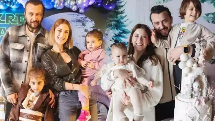 Hazal Kayadan mutlu aile pozu