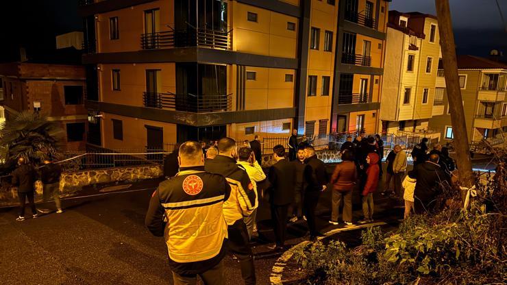 Ordu’da zemindeki kayma nedeniyle çatlaklar oluşan 2 bina mühürlendi