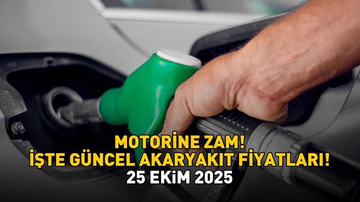 MOTORİNE ZAM GELDİ 25 Ekim 2025 motorin ne kadar, benzin kaç TL Tek kalemde 3 TL birden arttı Güncel akaryakıt fiyatları...