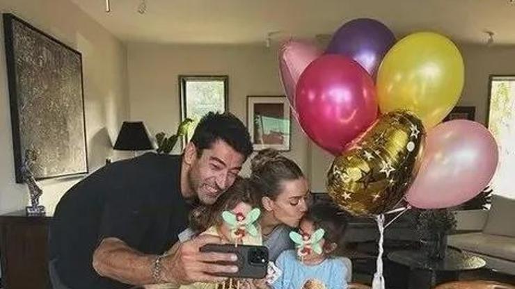 Sinem Kobaldan kızları Lalin ve Leyla ile yeni kareler