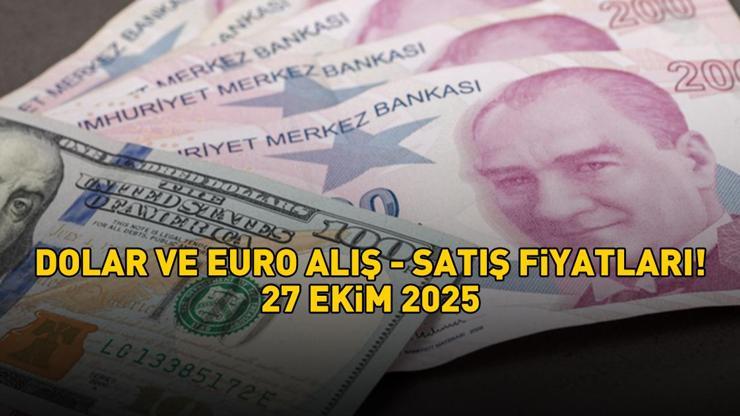 Dolar ne kadar, euro kaç TL? 27 EKİM 2025 DOLAR VE EURO ALIŞ SATIŞ FİYATINDA SON DURUM! Dolar ne kadar, euro kaç TL? 27 EKİM 2025 DOLAR VE EURO ALIŞ SATIŞ FİYATINDA SON DURUM!