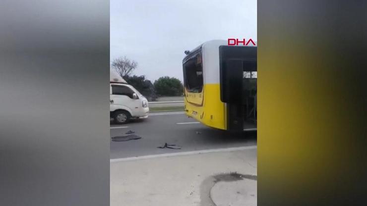 Kamyon, İETT otobüsüne arkadan çarptı: 9 yaralı hastaneye kaldırıldı