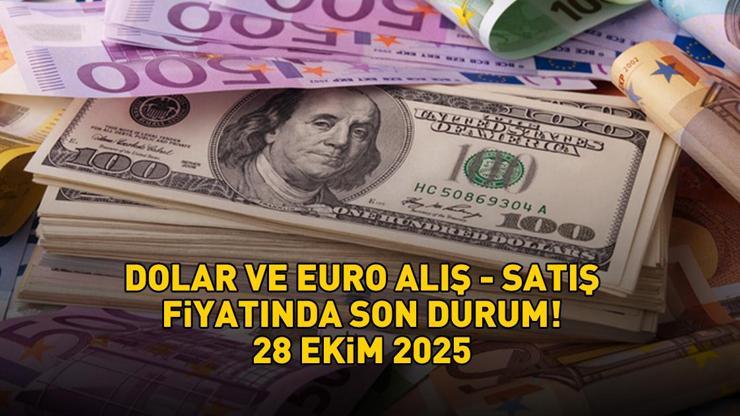 DOLAR VE EURO ALIŞ SATIŞ FİYATI 28 EKİM 2025 | FED faiz kararı yarın belli oluyor! Dolar ne kadar, euro kaç TL? Döviz kuru canlı takip ekranı!