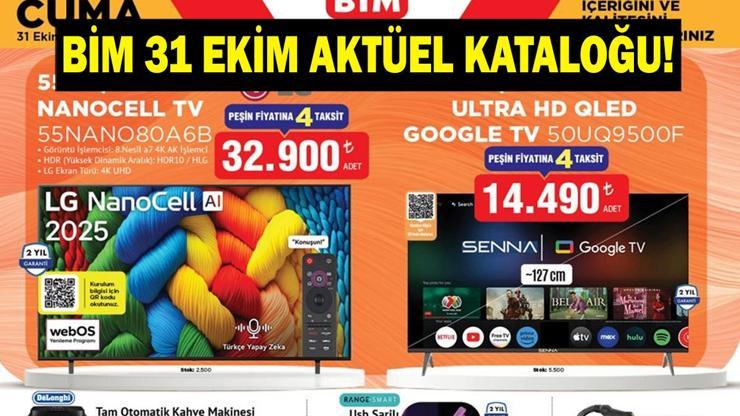 BİM AKTÜEL ÜRÜNLER KATALOĞU 31 EKİM 2025 | BİMde bu hafta yok yok İşte aktüel ürünler kataloğunun tamamı...