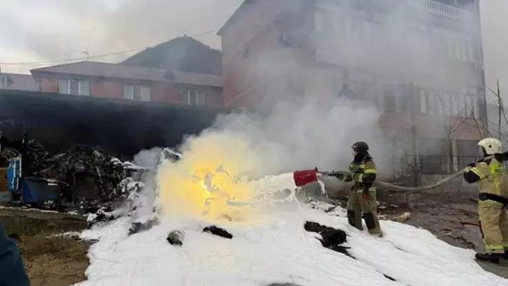 Rusyada Dağıstan bölgesinde helikopter düştü: 4 ölü
