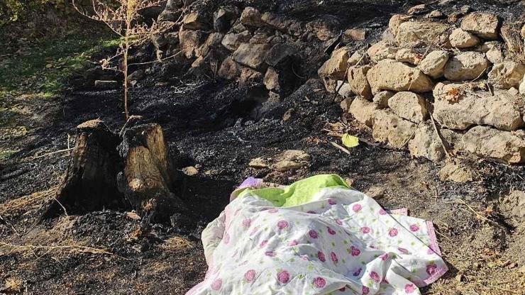 Bahçesindeki otları yakarken alevlerin arasında kalıp öldü