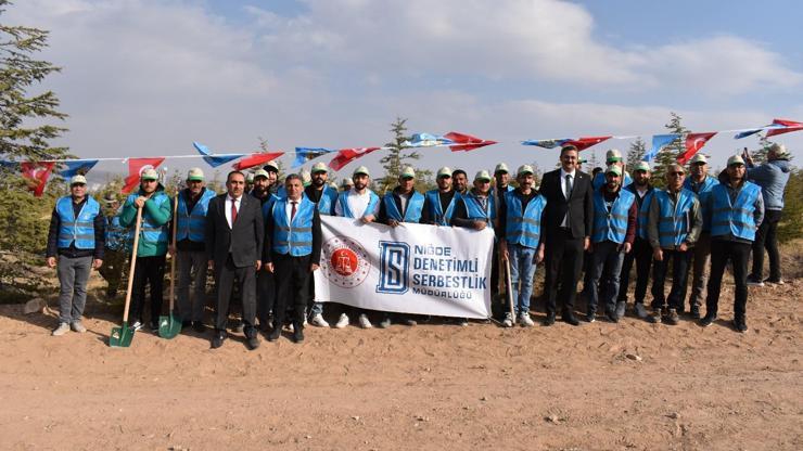 Niğde’de 5 bin fidan toprakla buluşturuldu