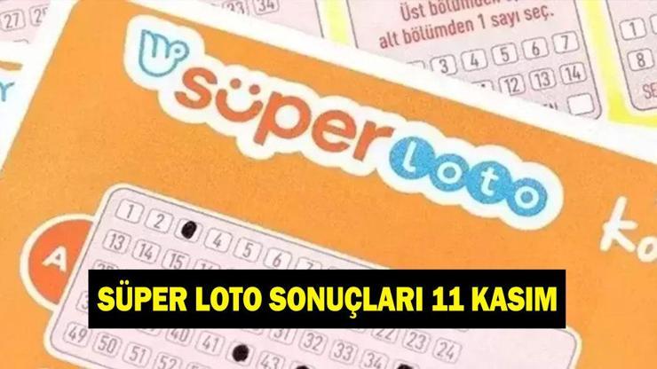 SÜPER LOTO SONUÇLARI 11 KASIM! Milli Piyango Süper Loto sonuç sorgulama ekranı