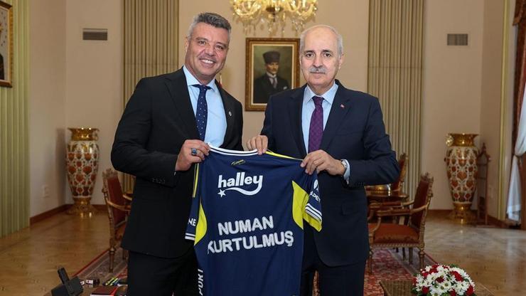 Sadettin Saran, TBMM Başkanı Numan Kurtulmuş’u ziyaret etti