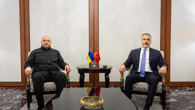 Bakan Fidan, Ukrayna Milli Güvenlik ve Savunma Konseyi Sekreteri Umerov ile bir araya geldi