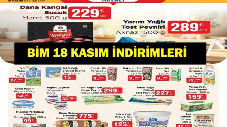 BİM 18 KASIM SALI İNDİRİMLERİ BİMde gelecek hafta neler var İşte BİM 18 Kasım Aktüel ürünler kataloğu