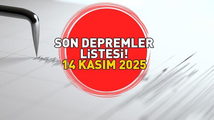 AKDENİZDE 4.3 ŞİDDETİNDE DEPREM 14 Kasım 2025 deprem mi oldu, nerede, kaç şiddetinde Kandilli Rasathanesi ve AFAD son depremler listesi