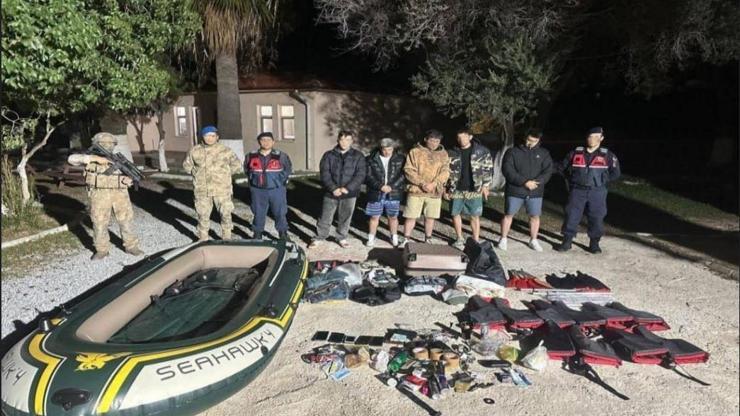 Kuşadası’nda 5 kaçak göçmen yakalandı