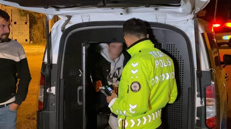 Polisten kaçan çocuk kaza yapınca yakalandı
