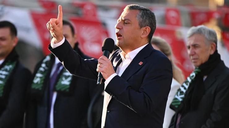 CHP Genel Başkanı Özel, partisinin Kilis mitinginde konuştu