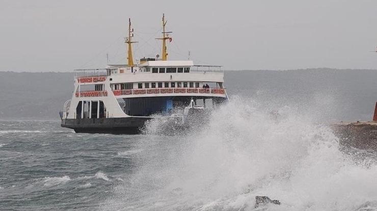 Kabatepe-Gökçeada feribot seferleri iptal edildi