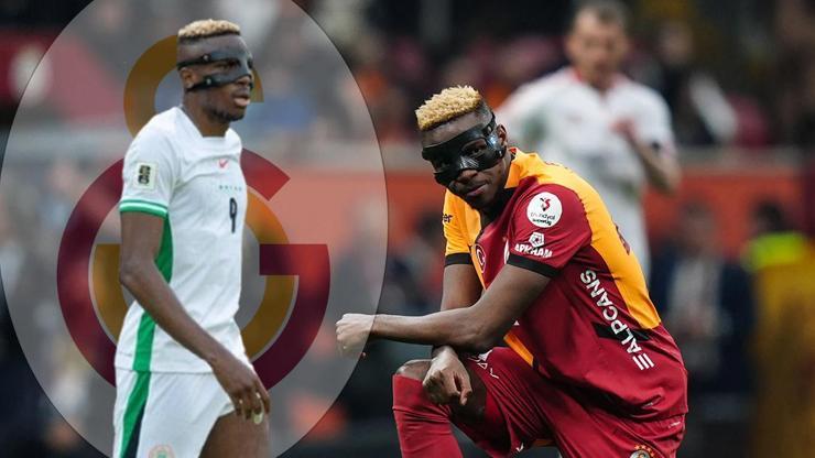 Galatasaray’a Victor Osimhen şoku Sakatlandı