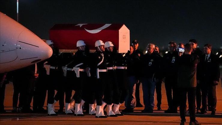 Şehit Pilot Hasan Baharın naaşı, Hırvatistandan Türkiyeye getirildi