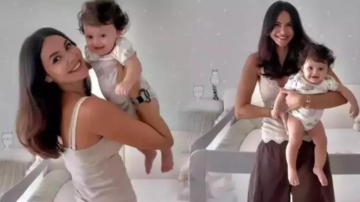 Zeynep Sever Demirel’den yeni Yasmin paylaşımı Minik bebeğin keyfi yerinde