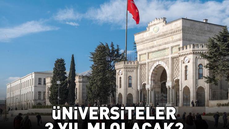 Üniversiteler 3 yıl mı olacak YÖK Başkanı Prof. Dr. Erol Özvar açıkladı Üniversiteler ne zaman 3 yıl olacak, 2026da mı