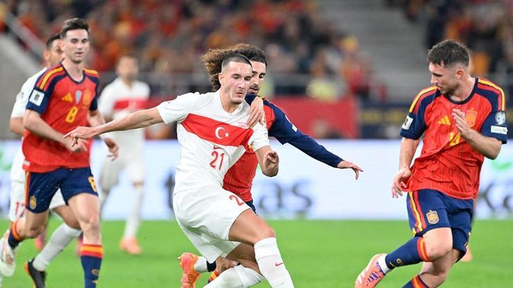 İspanya 2-2 Türkiye Maç Özeti | A Millî Takım, İspanyadan başı dik dönüyor