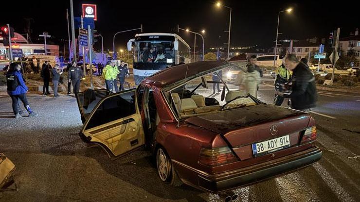 Nevşehirde feci kazada kişi hayatını kaybetti Otomobil bu hale geldi