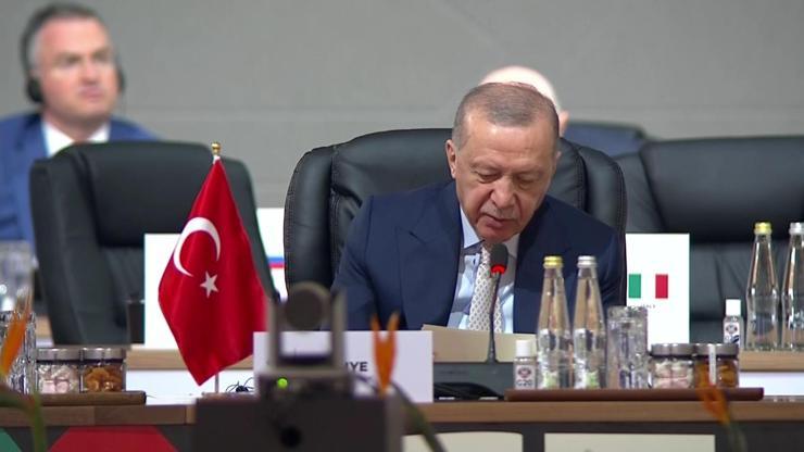 Cumhurbaşkanı Erdoğan, G20 Liderler Zirvesi önemli açıklamalarda bulundu