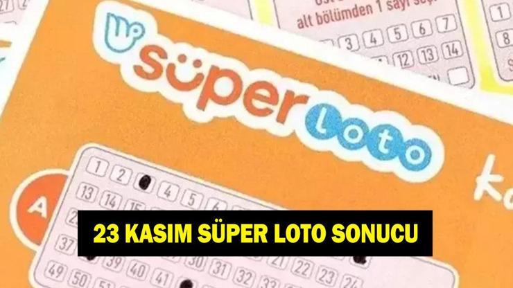 SÜPER LOTO SONUÇLARI EKRANI 23 KASIM! MPİ Süper Loto canlı izleme linki SÜPER LOTO SONUÇLARI EKRANI 23 KASIM! MPİ Süper Loto canlı izleme linki
