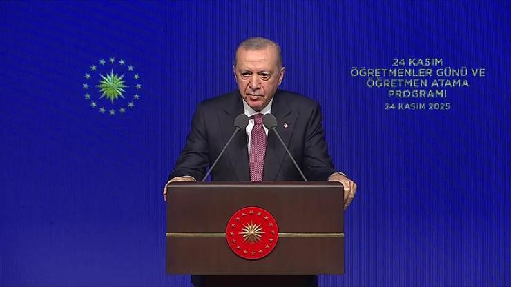 SON DAKİKA... 15 bin öğretmen atanıyor! Cumhurbaşkanı Erdoğan'dan açıklamalar