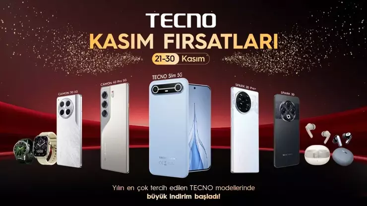 Black Friday’in yıldızı: TECNO akıllı telefonlar