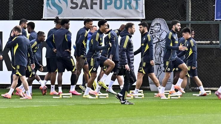 Fenerbahçe, Ferencvaros maçına hazır! 2 yıldız antrenmanda yer almadı...