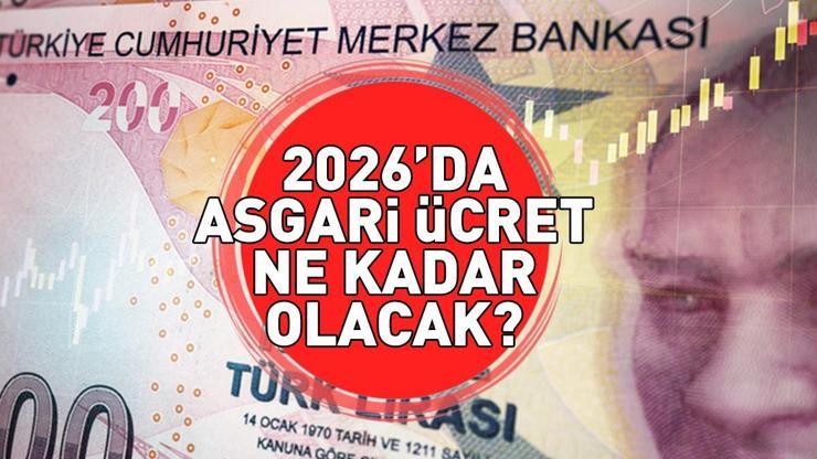 Asgari ücret ne kadar olacak, kaç TL Asgari ücrete yüzde kaç zam gelir BRÜT - NET ASGARİ ÜCRET 2026 ZAM SENARYOLARI