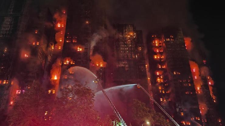 Hong Kongda tarihi felaket Can kaybı 75e yükseldi, 280 kişi kayıp