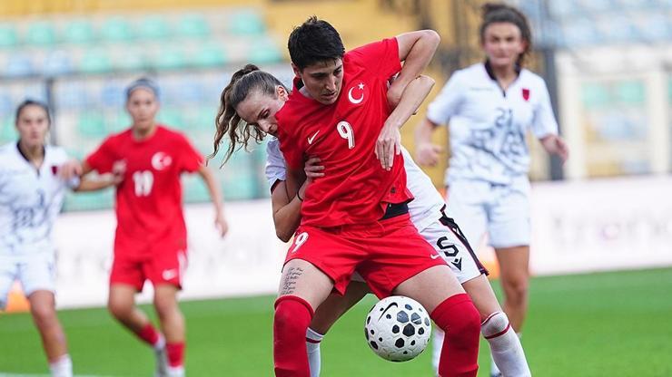 A Millî Kadın Futbol Takımı, Arnavutluk ile yenişemedi