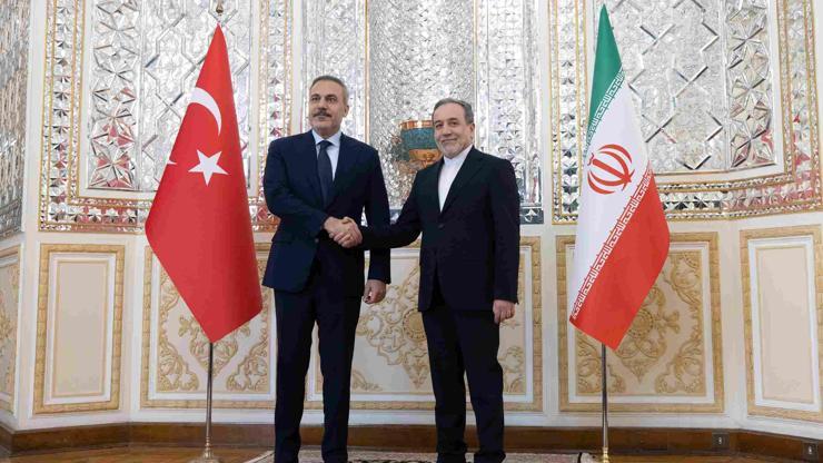 Dışişleri Bakanı Hakan Fidan, İranlı mevkidaşı Erakçi ile görüştü