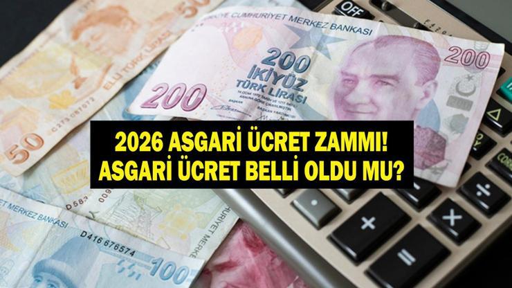 ASGARİ ÜCRET 2025: Asgari Ücret Ne Kadar 2026 Zamlı Asgari Ücret Ne Kadar Olacak Süreç Başladı