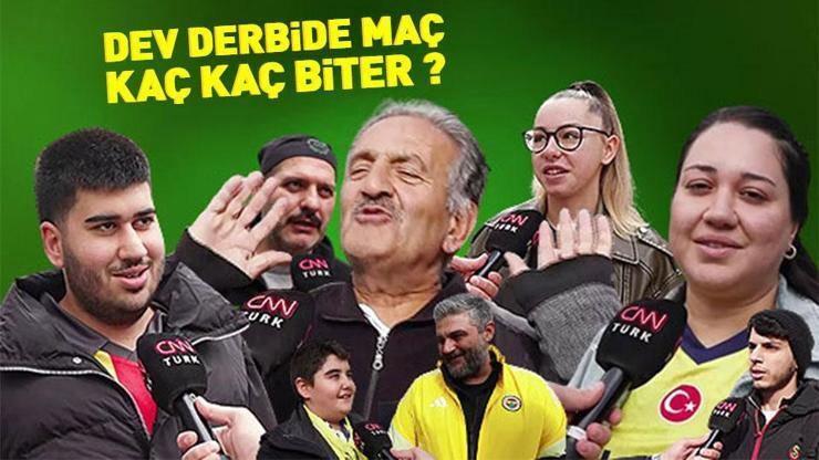 Fenerbahçe-Galatasaray derbisi kaç kaç biter Taraftarlara sorduk, işte tahminleri...