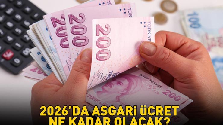 2026da asgari ücret ne kadar olacak, yüzde kaç zam gelir Asgari ücret toplantısı ne zaman 2026 ASGARİ ÜCRET ZAMMI 6LI HESAP