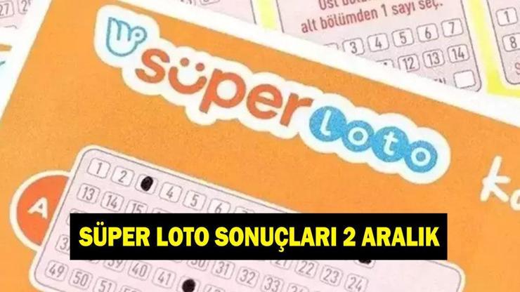 SÜPER LOTO SONUÇLARI 2 ARALIK! MPİ Süper Loto sonuçları nereden ve nasıl sorgulanır?