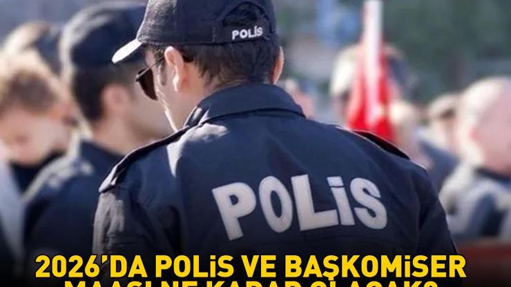 POLİS-BAŞKOMİSER MAAŞI 2026 HESAPLAMA | 5 aylık enflasyon farkı ile 2026’da polis ve başkomiser maaşı ne kadar olacak, yüzde kaç zam gelecek