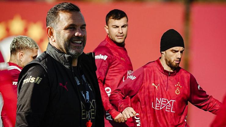 Galatasaray, Samsunspor mesaisine başladı Galatasaray, Samsunspor mesaisine başladı