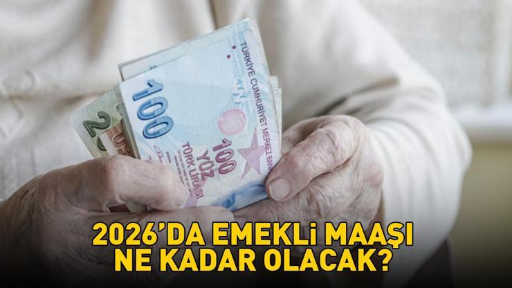 EMEKLİ MAAŞI 2026 ZAMMI 5 AYLIK ENFLASYON FARKI | SSK, BAĞKUR emekli maaşı ne kadar olacak, yüzde kaç zam gelecek En düşük emekli maaşı...