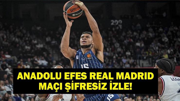  THY EuroLeague Anadolu Efes - Real Madrid Maçı Hangi Kanalda, Saat Kaçta? İşte Canlı İzleme Bilgileri...