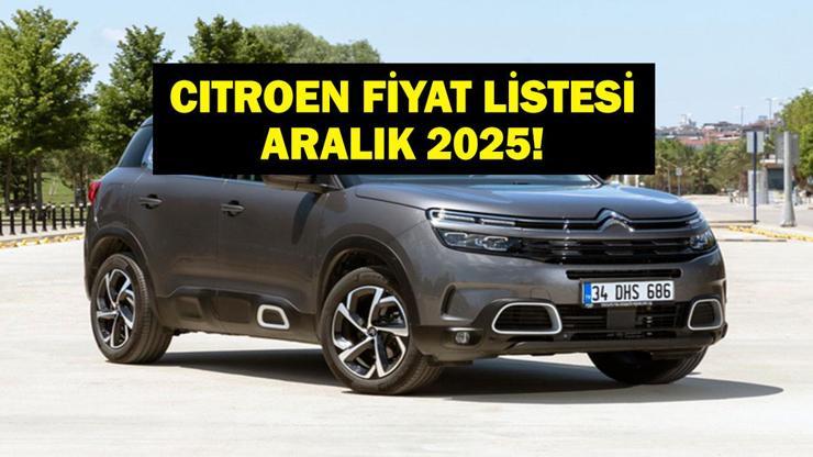 CITROEN FİYAT LİSTESİ ARALIK: Citroen Aralık Fiyat Listesi Ne İşte C3, C4, C5, Aircross, Ami, Berlingo ve C-Eylsee Güncel Fiyatları