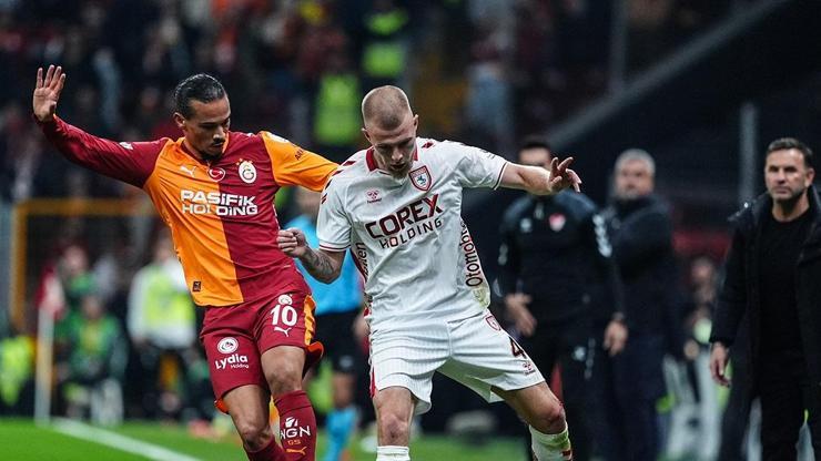 Galatasaray 3-2 Samsunspor Maç Özeti | Aslan, evinde kazandı