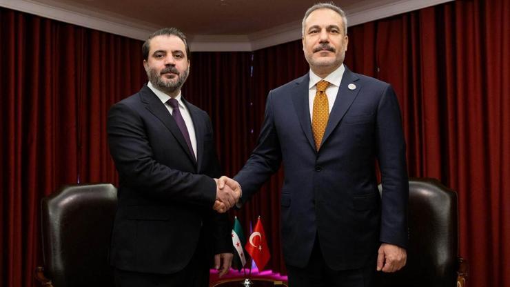 Dışişleri Bakanı Hakan Fidan, Suriyeli mevkidaşı Şeybani ile görüştü