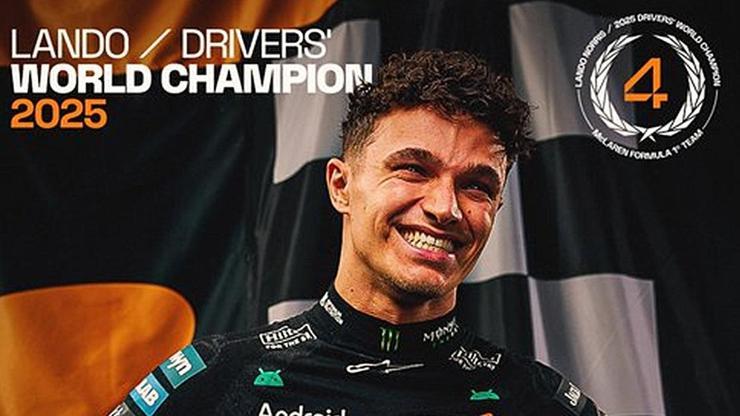 Formula 1'de şampiyon Lando Norris Formula 1'de şampiyon Lando Norris