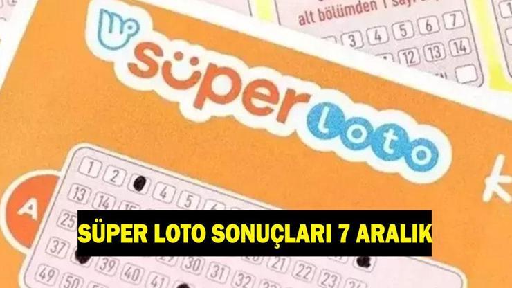SÜPER LOTO SONUÇLARI 7 ARALIK! Süper Loto sonuçları nereden ve nasıl sorgulanır?