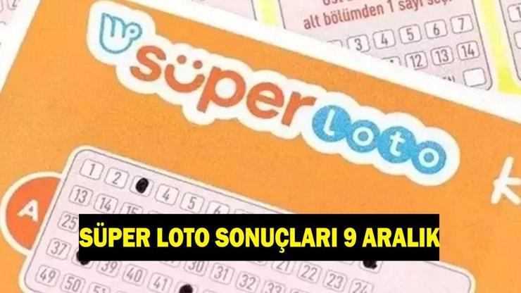 SÜPER LOTO SONUÇLARI 9 ARALIK! Süper Loto sonuç sorgulama ve canlı izleme linki