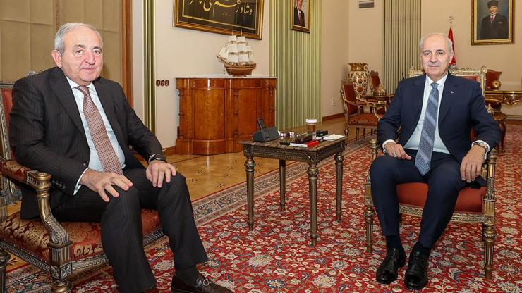 Kurtulmuş, KEİPA Genel Sekreteri Hajiyev’i kabul etti Kurtulmuş, KEİPA Genel Sekreteri Hajiyev’i kabul etti